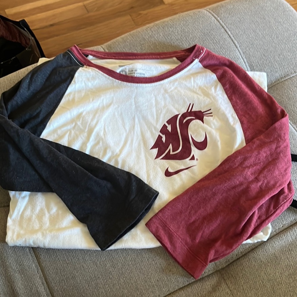 Wsu nike baseball tee